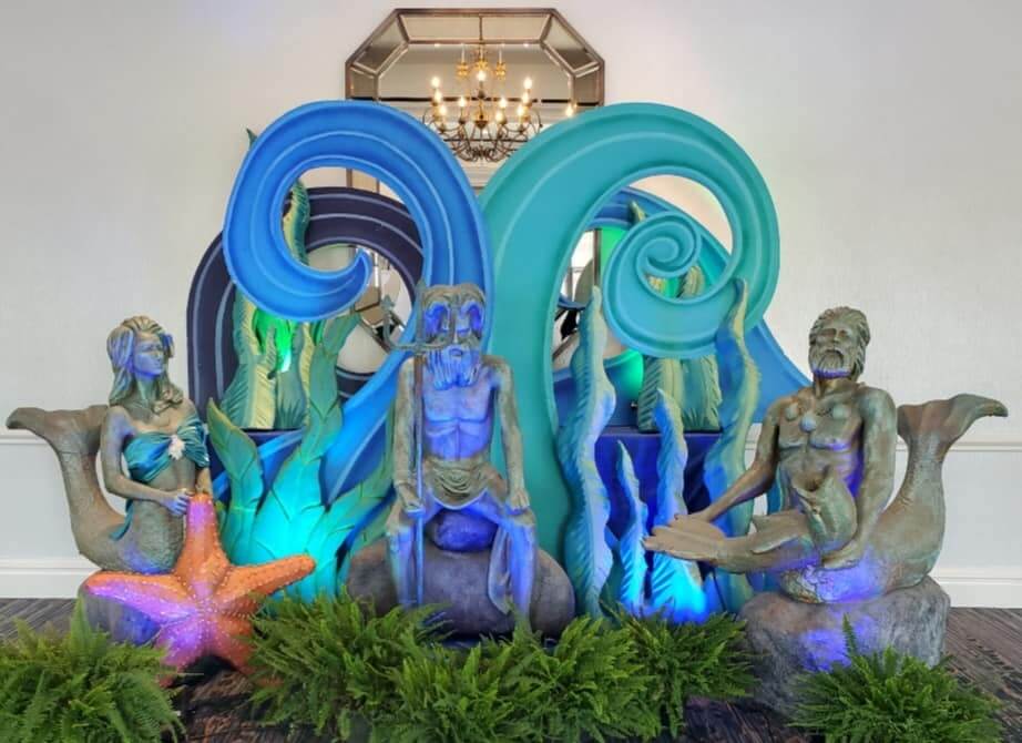 Poseidon Themed Event Constructions